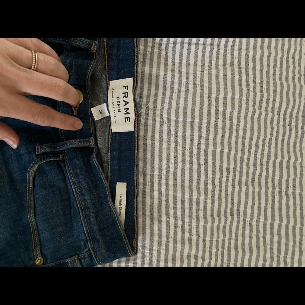 FRAME Le High Skinny 28